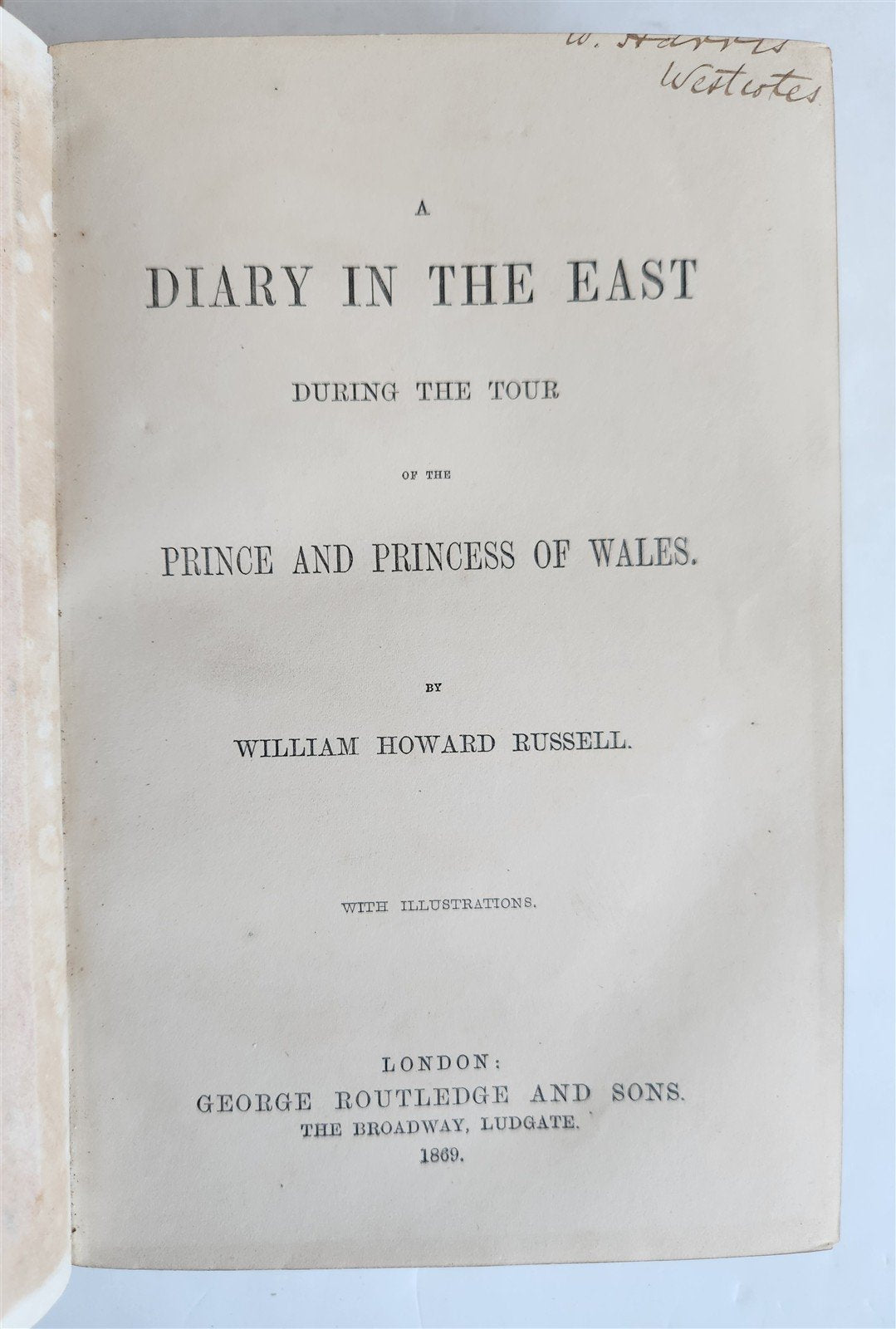 1869 TRAVEL in EGYPT & PALESTINE Prince & Princess of Wales antique ILLUSTRATED