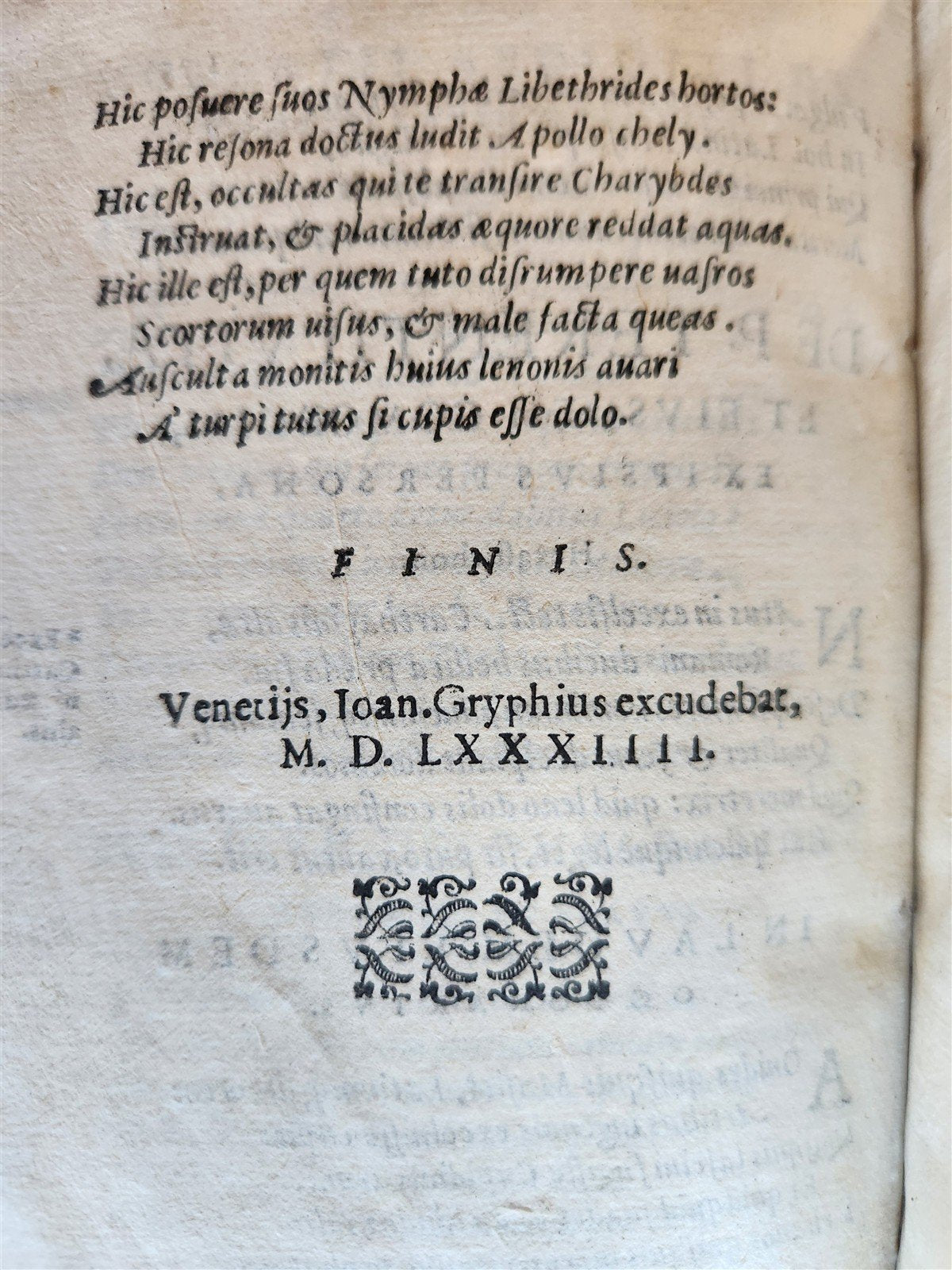 1584 COMEDIES by TERENCE antique ILLUSTRATED vellum binding 16th CENTURY