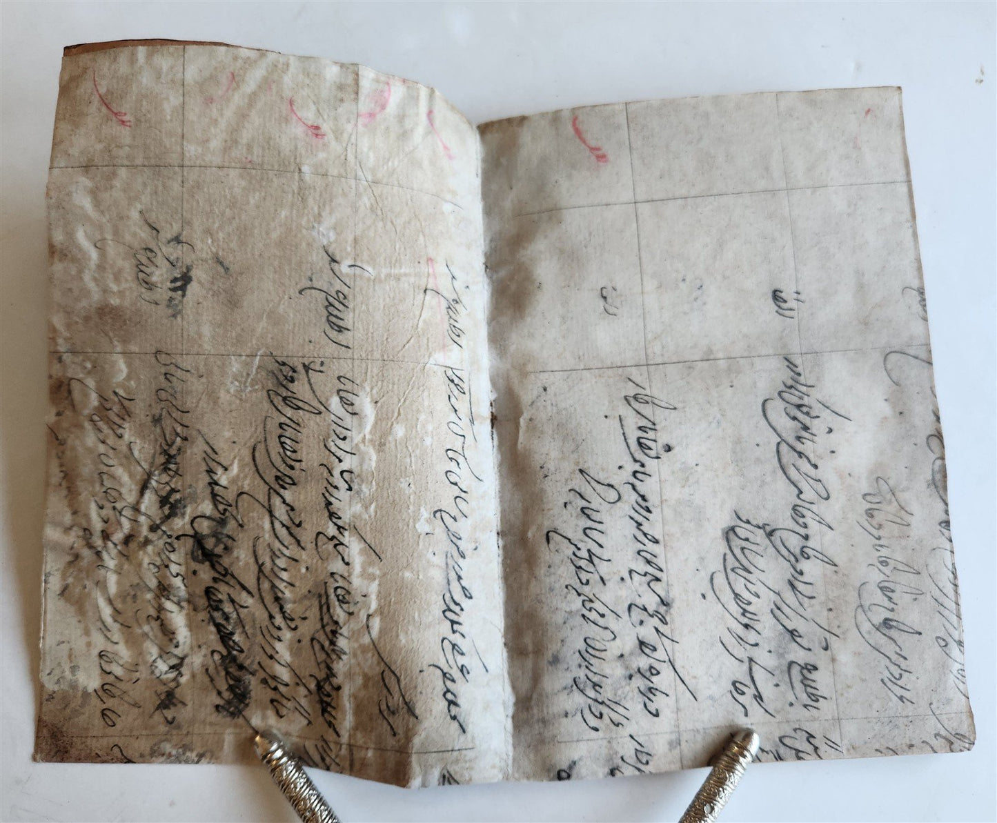 ILLUMINATED MANUSCRIPT antique in FARSI ILLUSTRATED w/ 10 GUACHE DRAWINGS