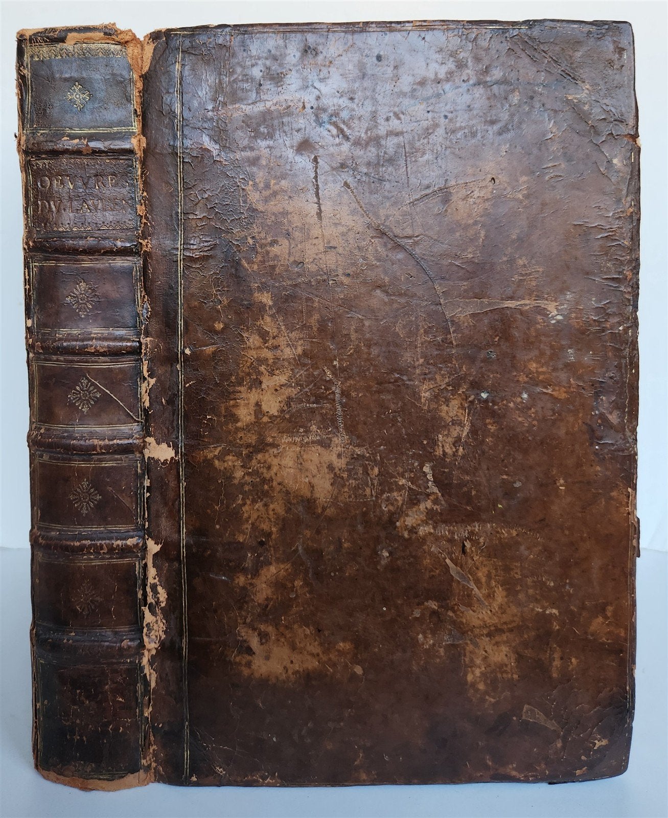 1646 ANATOMY ILLUSTRATED FOLIO antique MEDICAL Oeuvres de Me André dv Lavrens