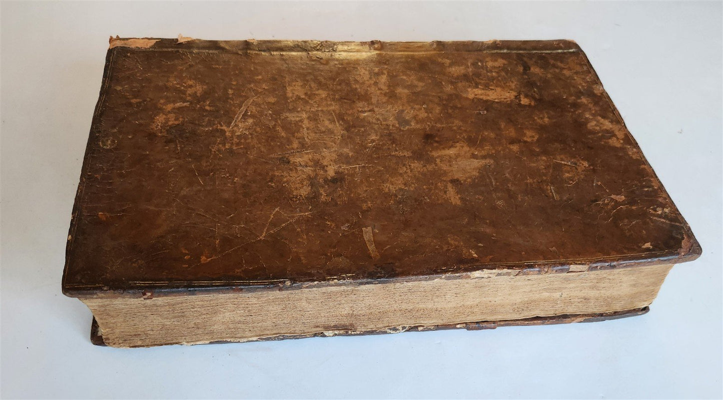 1646 ANATOMY ILLUSTRATED FOLIO antique MEDICAL Oeuvres de Me André dv Lavrens