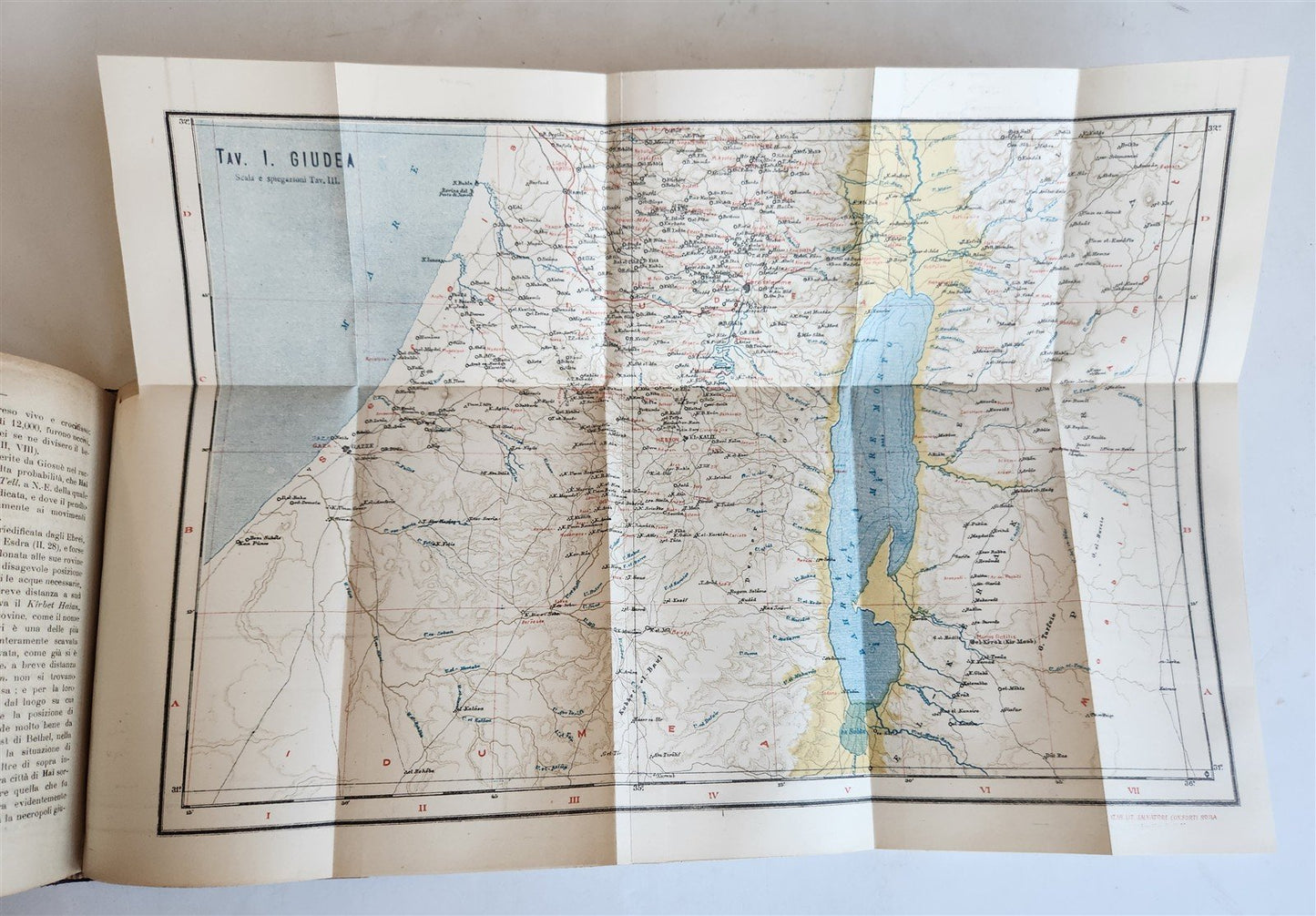 1896 PALESTINE TODAY 2 volumes in ITALIAN antique ILLUSTRATED w/ MAPS