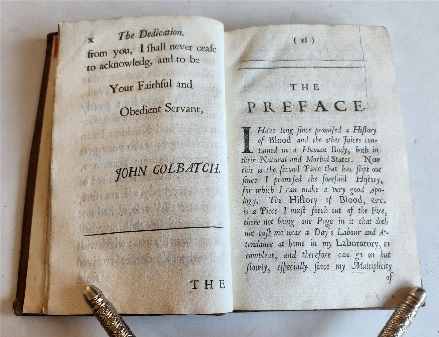 1697 TREATISE of GOUT by JOHN COLBATCH in ENGLISH antique medicine pharmacology