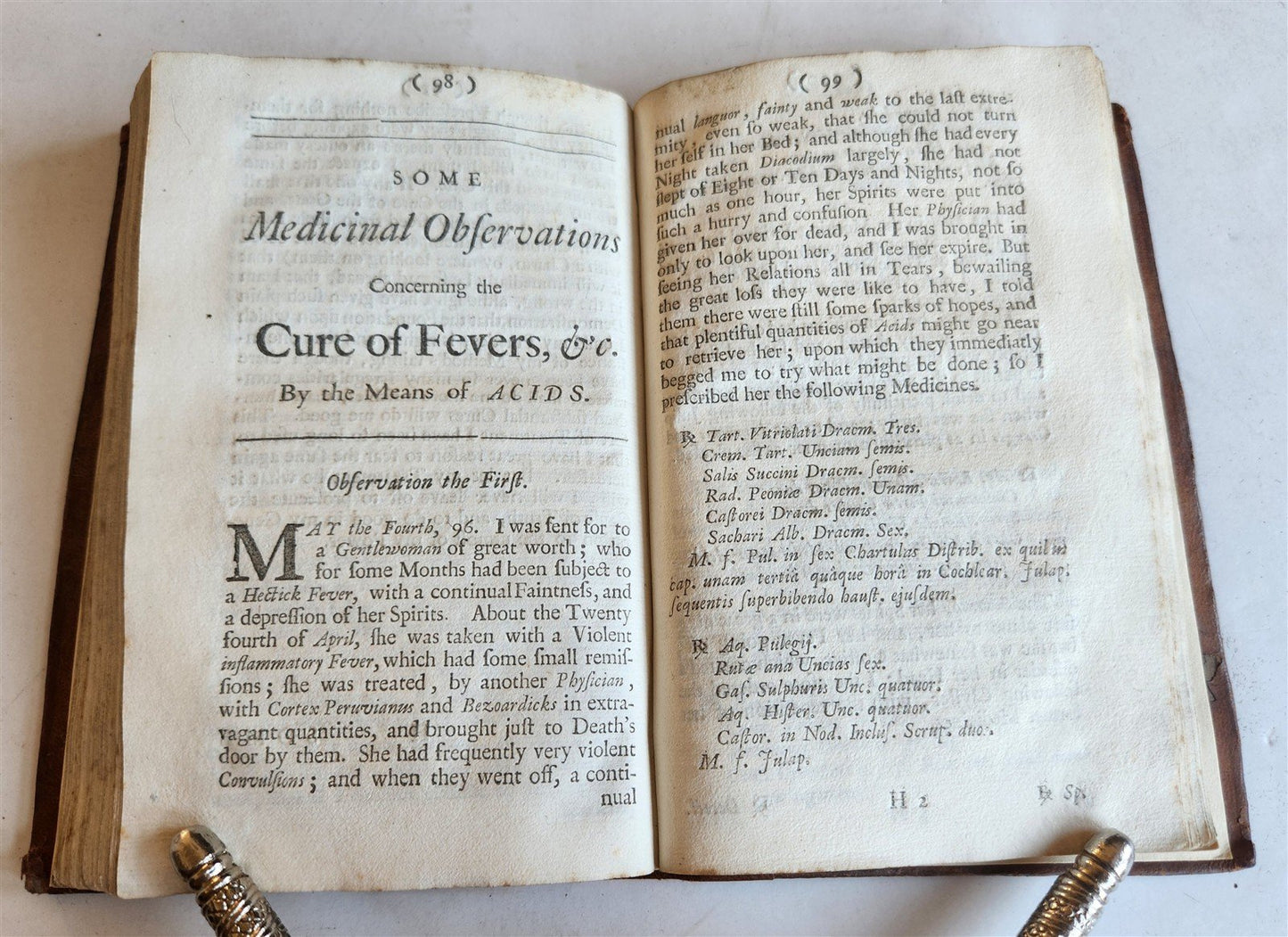 1697 TREATISE of GOUT by JOHN COLBATCH in ENGLISH antique medicine pharmacology