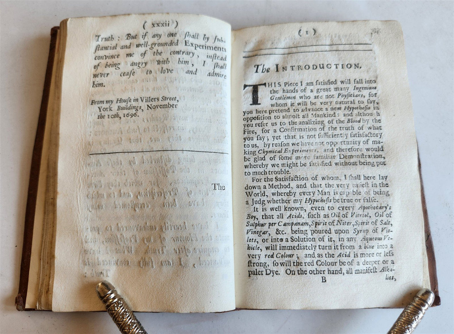 1697 TREATISE of GOUT by JOHN COLBATCH in ENGLISH antique medicine pharmacology