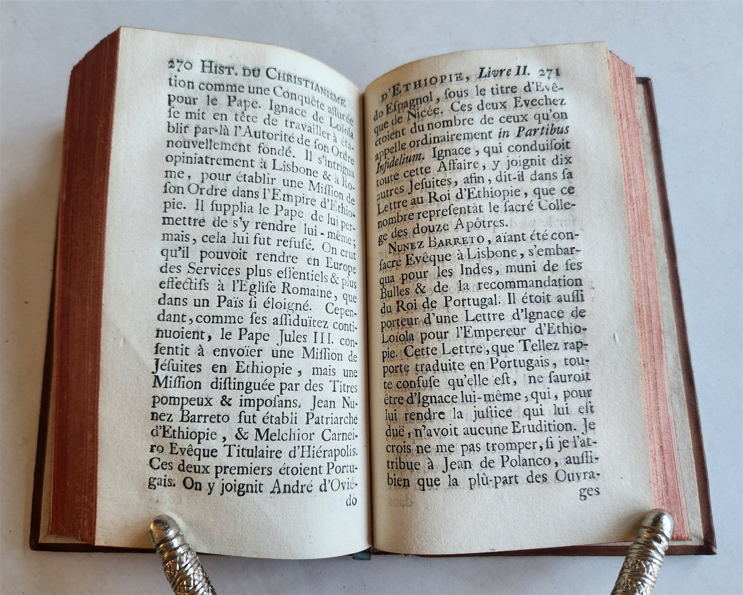 1739 HISTORY of CHRISTIANIY in ETHIOPIA & ARMENIA antique in FRENCH