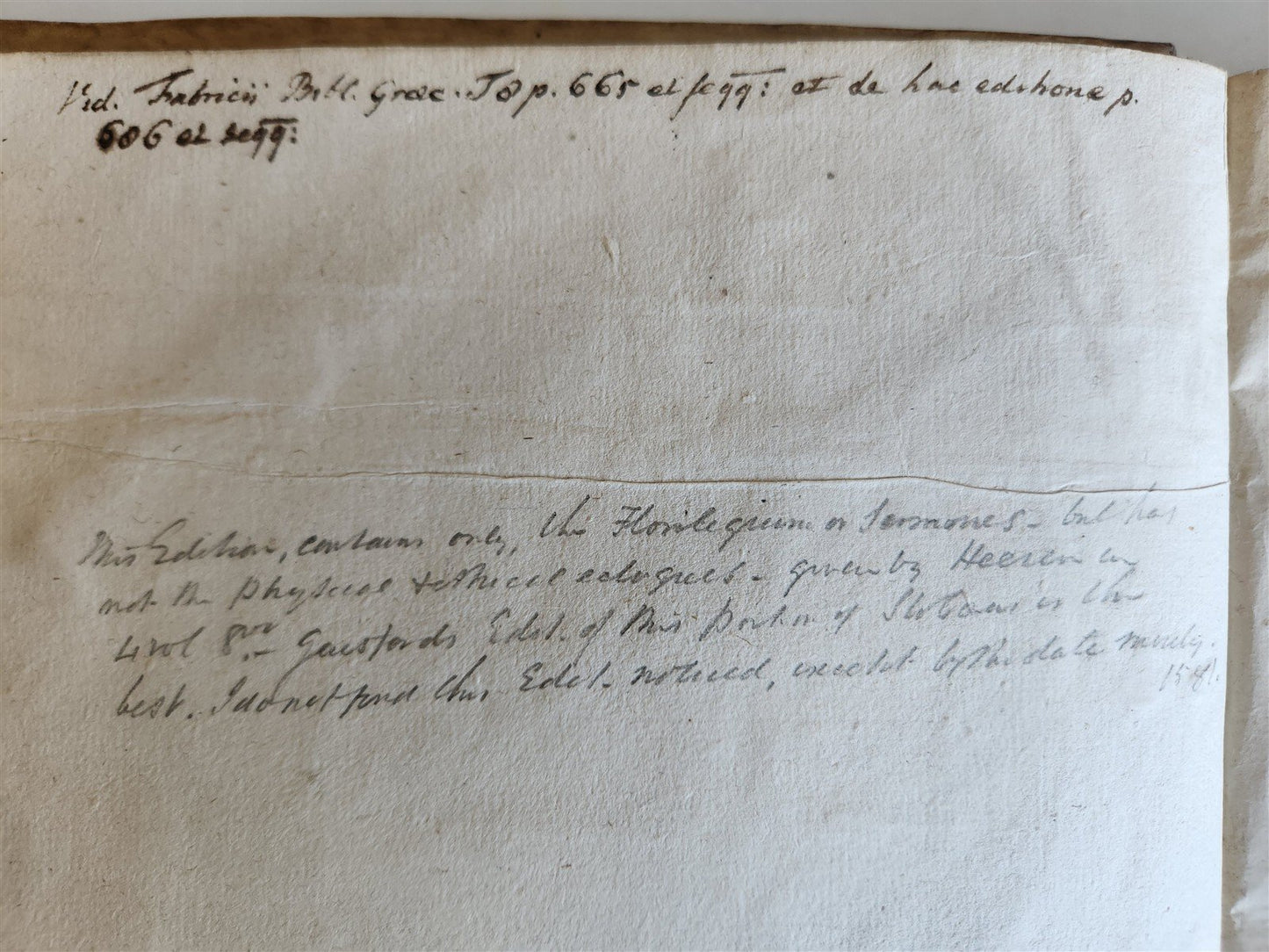 1581 GREEK ANCIENT AUTHORS WORK antique Loci communes sacri et profani FOLIO