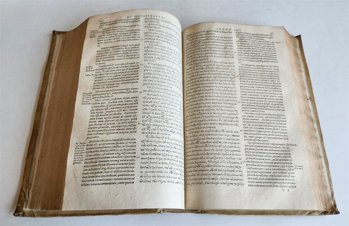 1581 GREEK ANCIENT AUTHORS WORK antique Loci communes sacri et profani FOLIO
