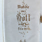 1902 GERMAN HYMNAL SONG BOOK VELVET BINDING w/ BRASS EDGES & CROSS antique