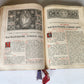 1905 MISSAL FOLIO antique LEATHER BINDING w/ BRASS FITTINGS Missale Romanum
