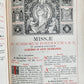 1905 MISSAL FOLIO antique LEATHER BINDING w/ BRASS FITTINGS Missale Romanum