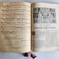 1905 MISSAL FOLIO antique LEATHER BINDING w/ BRASS FITTINGS Missale Romanum