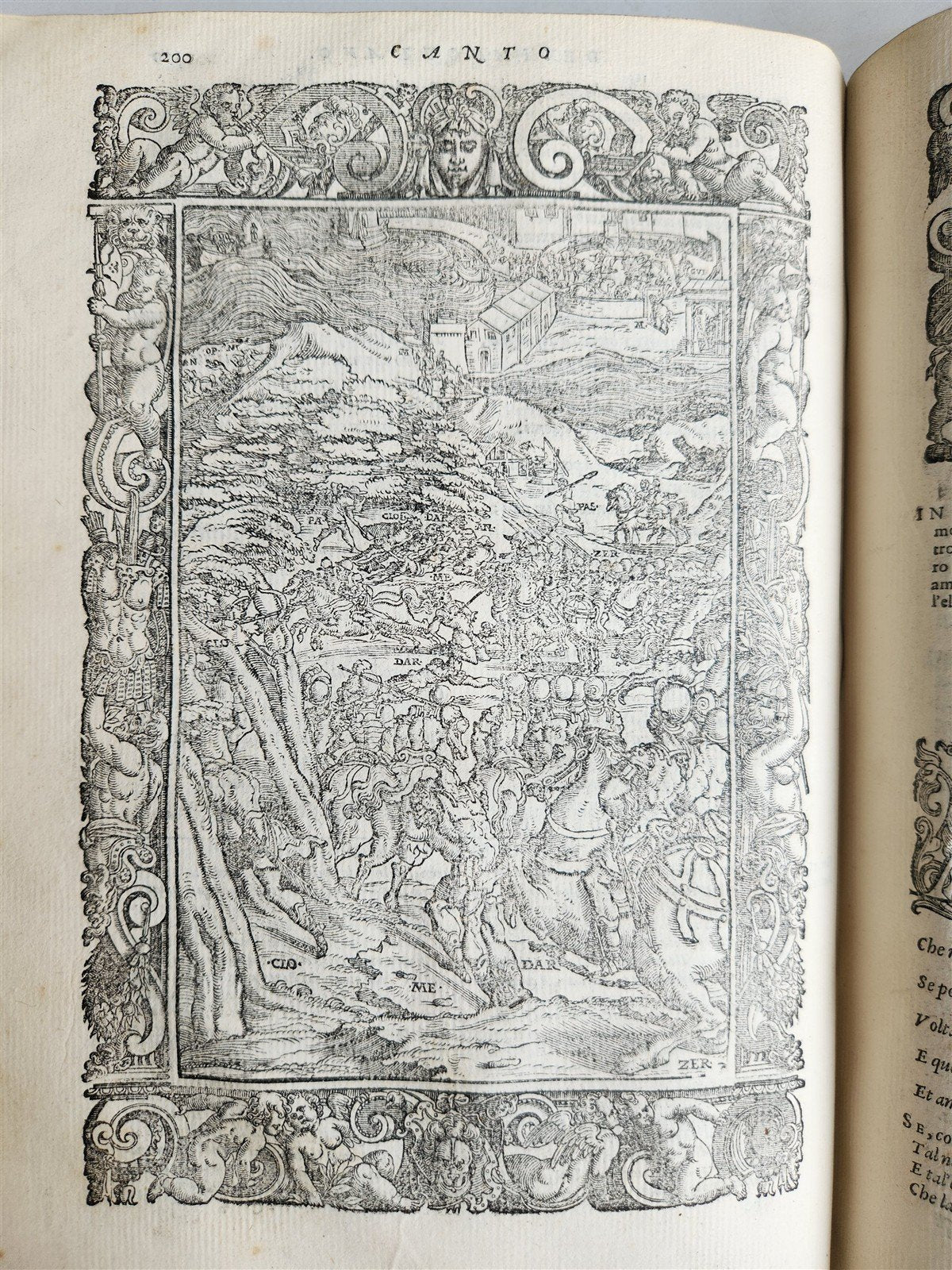 1587 ORLANDO FURIOSO by Lodovico Ariosto antique MAGNIFICENTLY ILLUSTRATED
