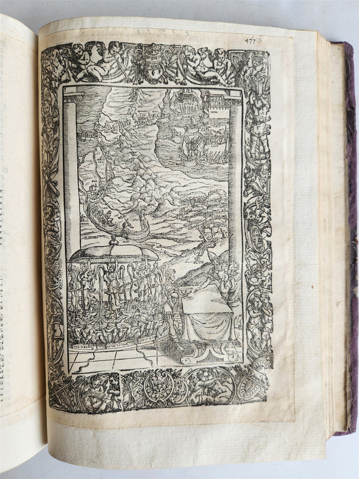 1587 ORLANDO FURIOSO by Lodovico Ariosto antique MAGNIFICENTLY ILLUSTRATED