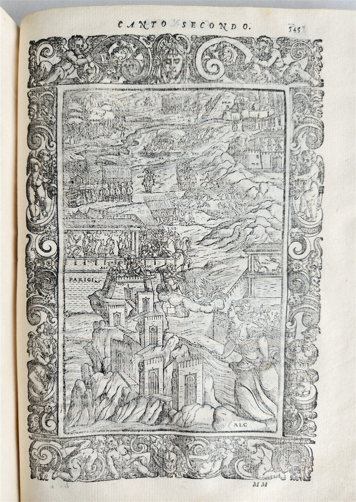 1587 ORLANDO FURIOSO by Lodovico Ariosto antique MAGNIFICENTLY ILLUSTRATED