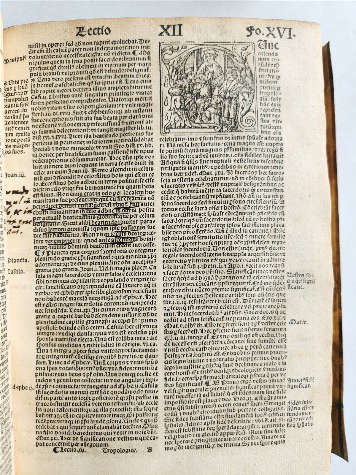 1527 POST-INCUNABULA antique Super canone misse cum additionibus by Gabriel Biel