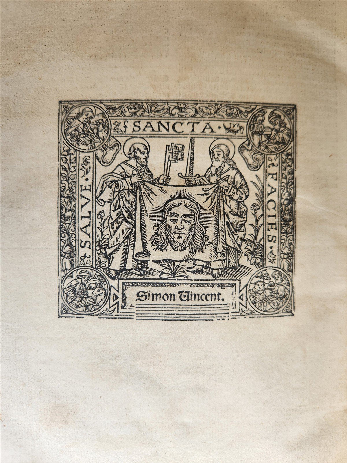 1527 POST-INCUNABULA antique Super canone misse cum additionibus by Gabriel Biel