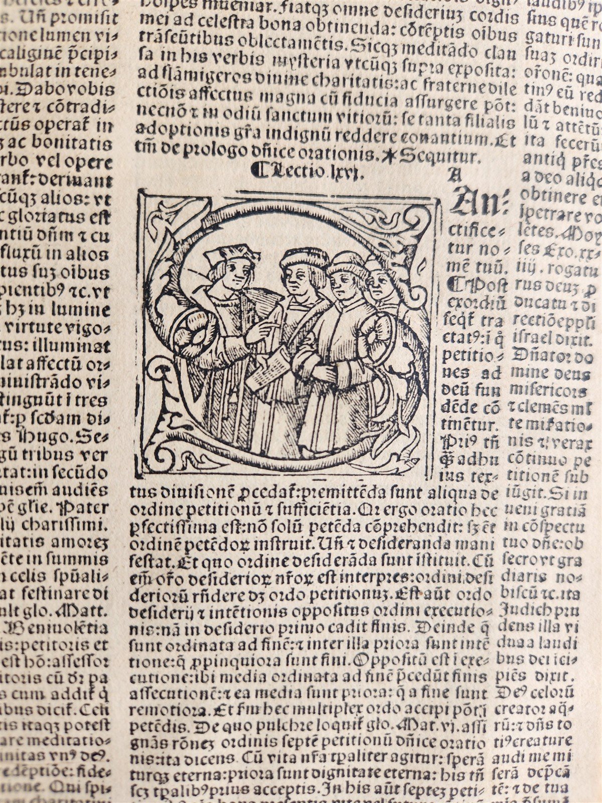 1527 POST-INCUNABULA antique Super canone misse cum additionibus by Gabriel Biel
