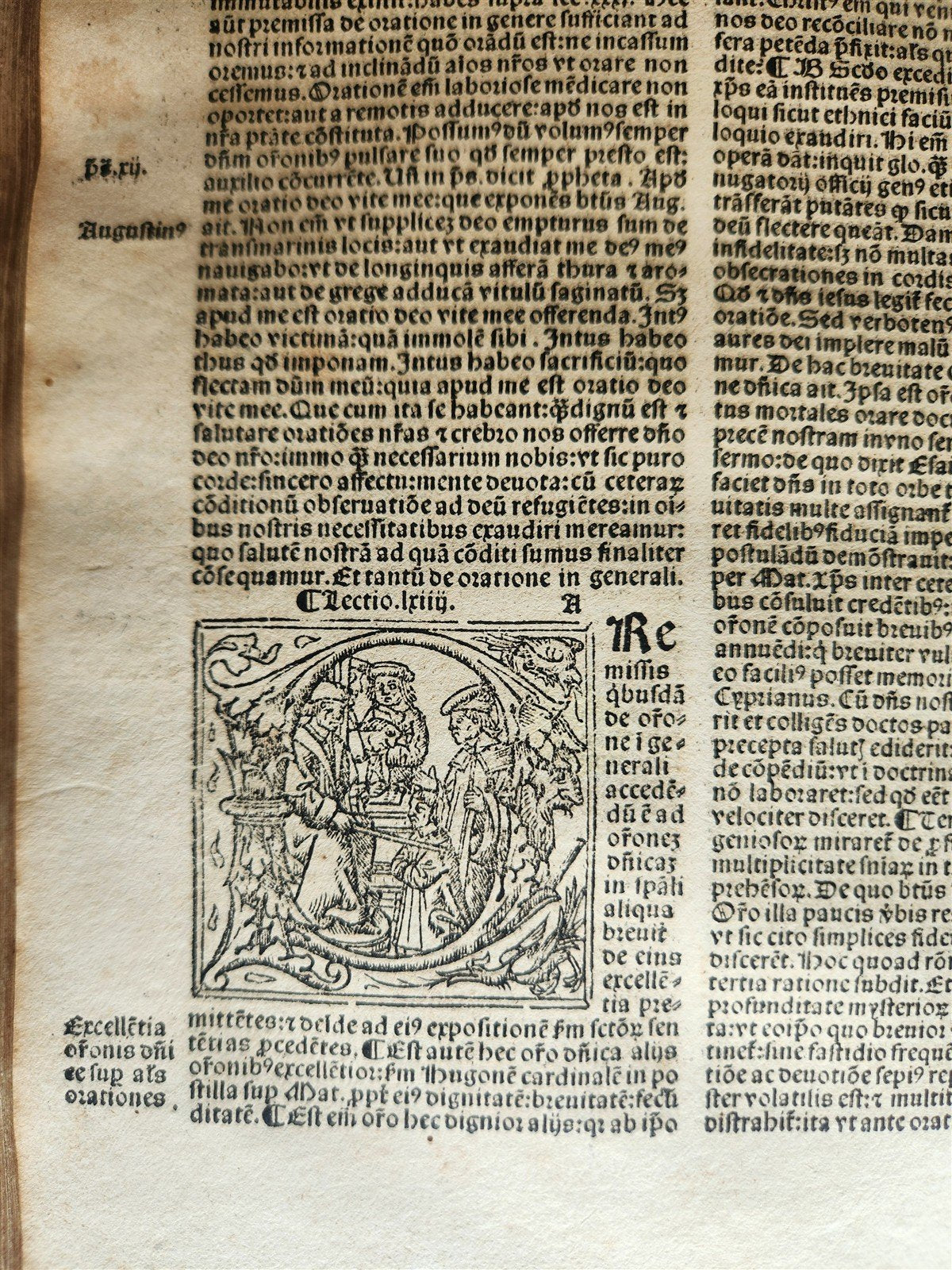 1527 POST-INCUNABULA antique Super canone misse cum additionibus by Gabriel Biel