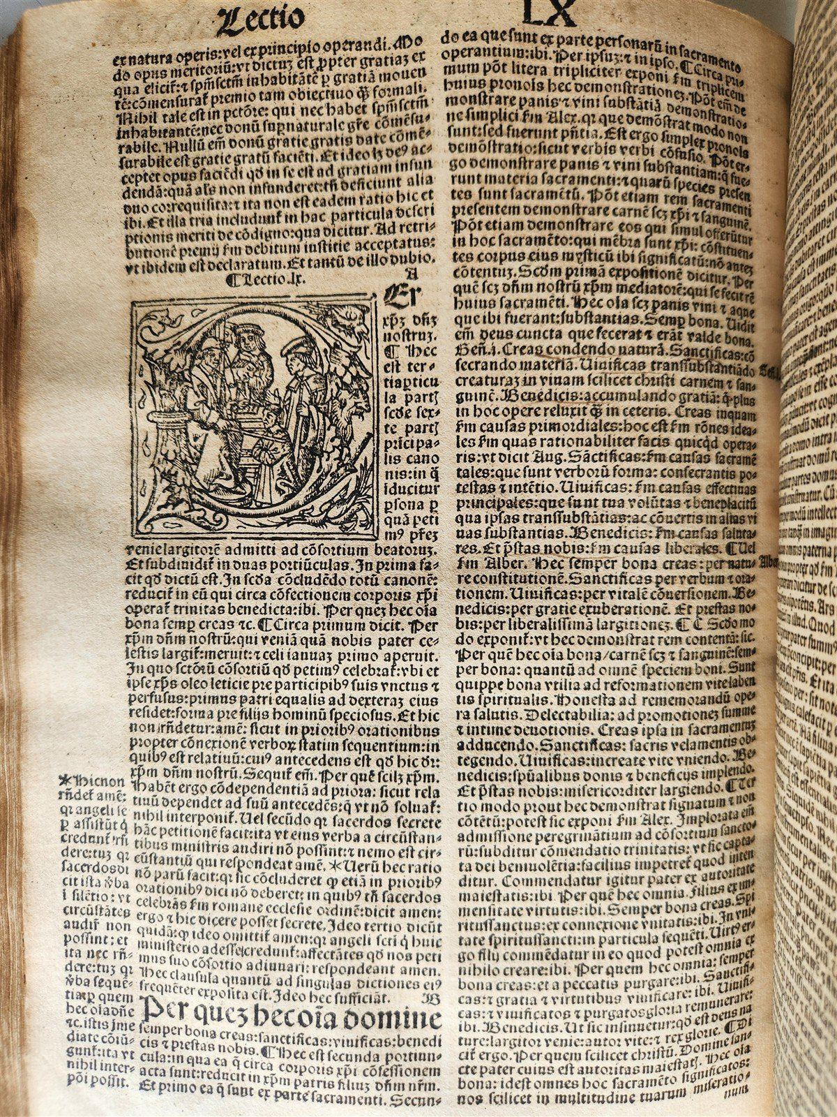 1527 POST-INCUNABULA antique Super canone misse cum additionibus by Gabriel Biel