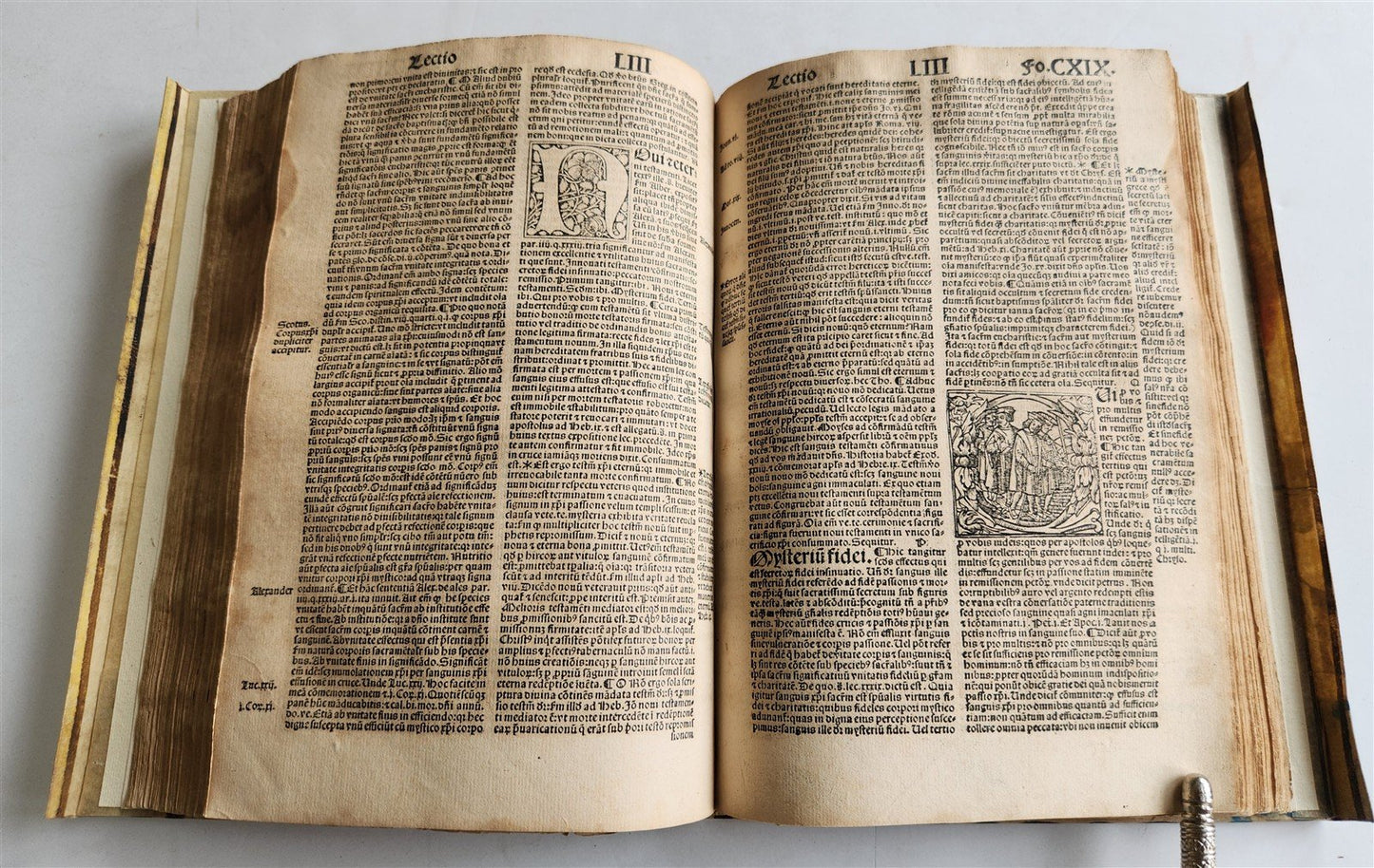 1527 POST-INCUNABULA antique Super canone misse cum additionibus by Gabriel Biel