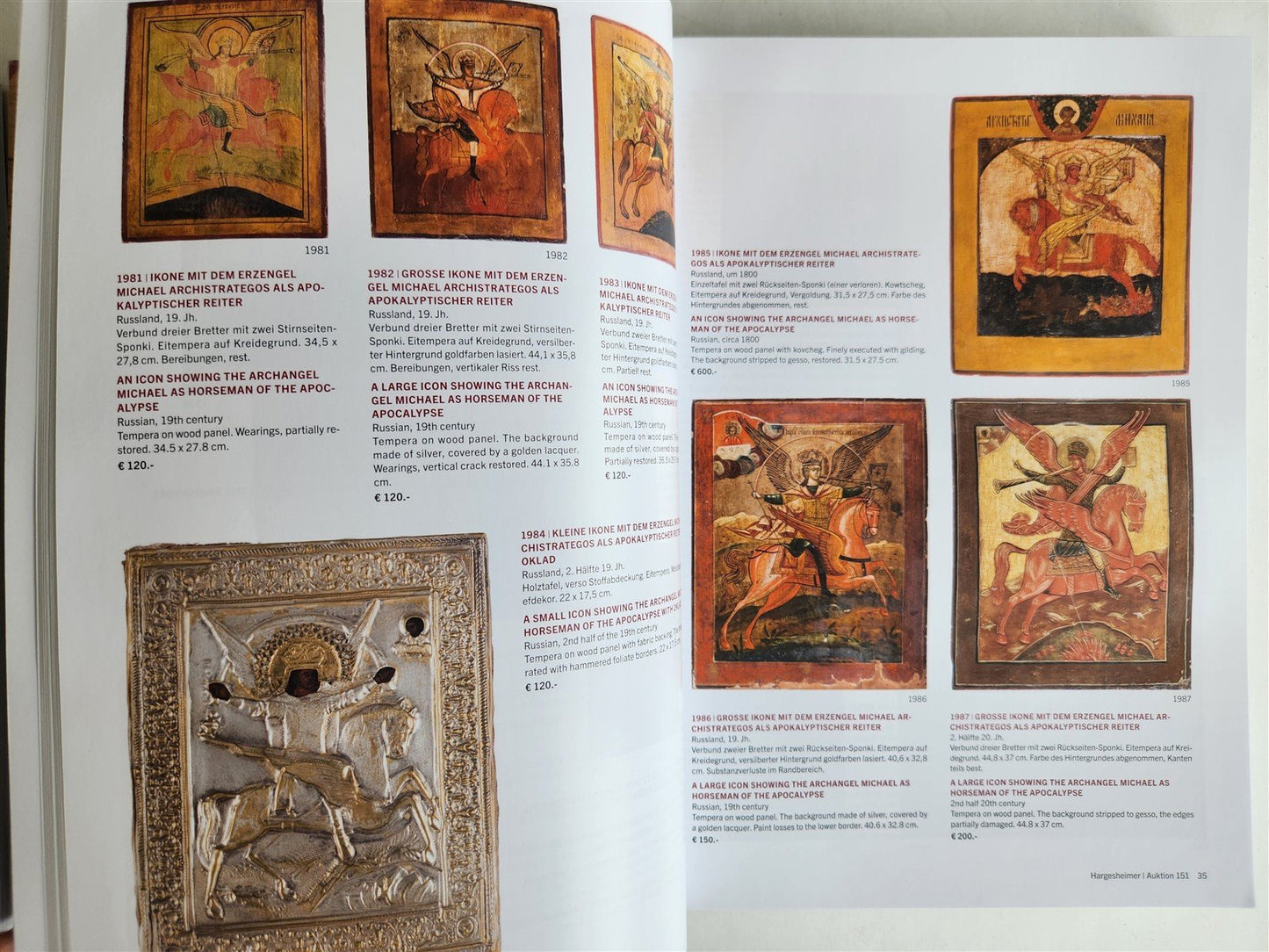 RUSSIAN & GREEK ORTHODOX ICONS LOT of 3 2025 GERMAN AUCTION CATALOGS