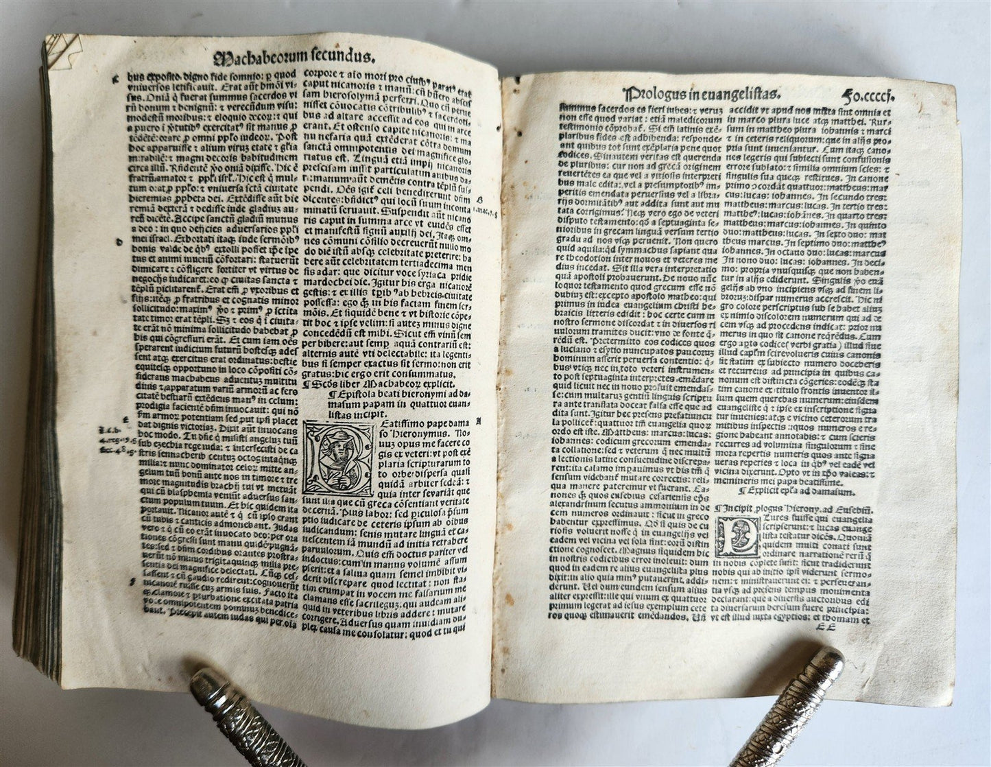 1519 BIBLE in LATIN POST-INCUNABULA antique rare w/ WOODCUTS