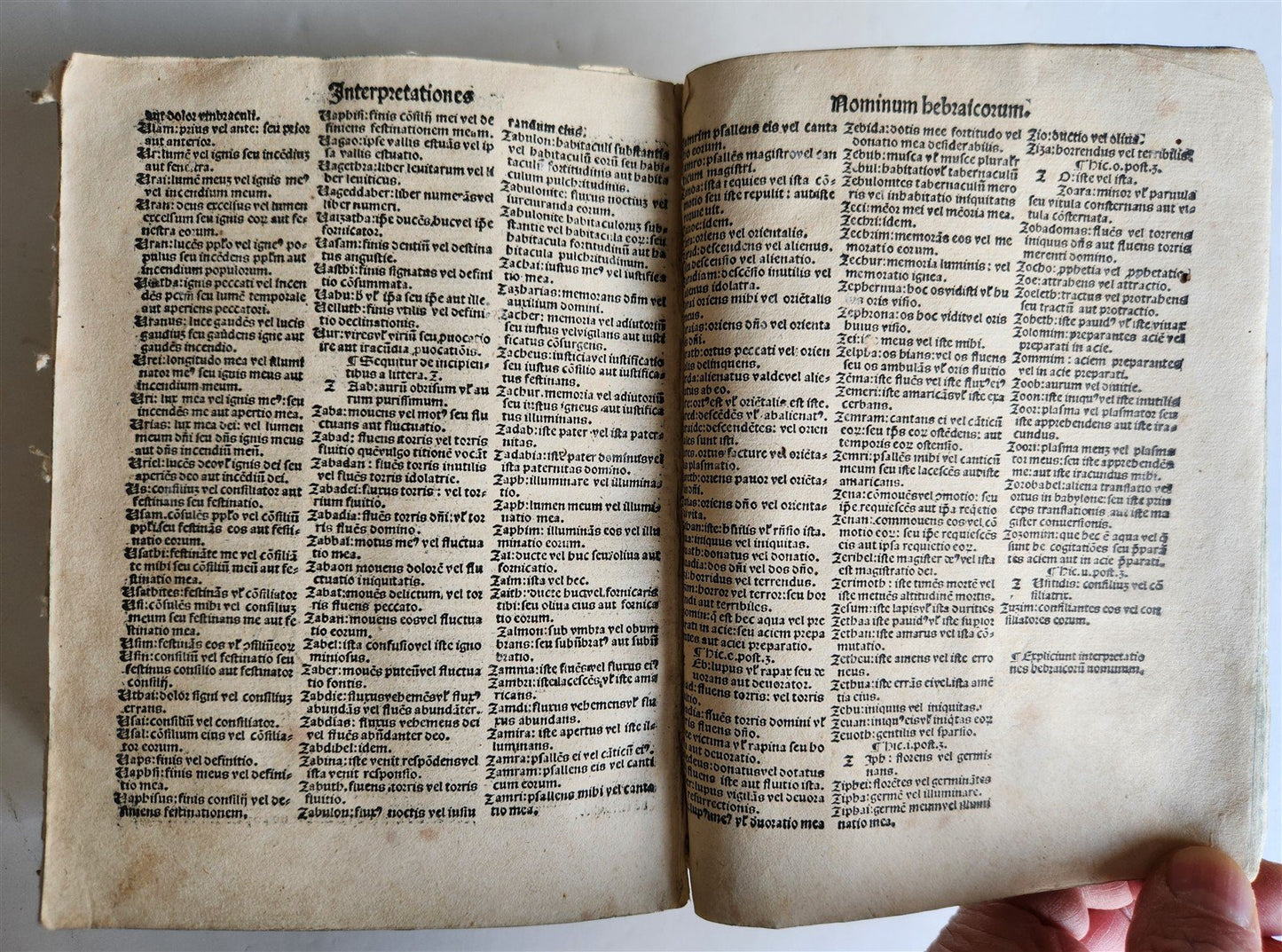 1519 BIBLE in LATIN POST-INCUNABULA antique rare w/ WOODCUTS