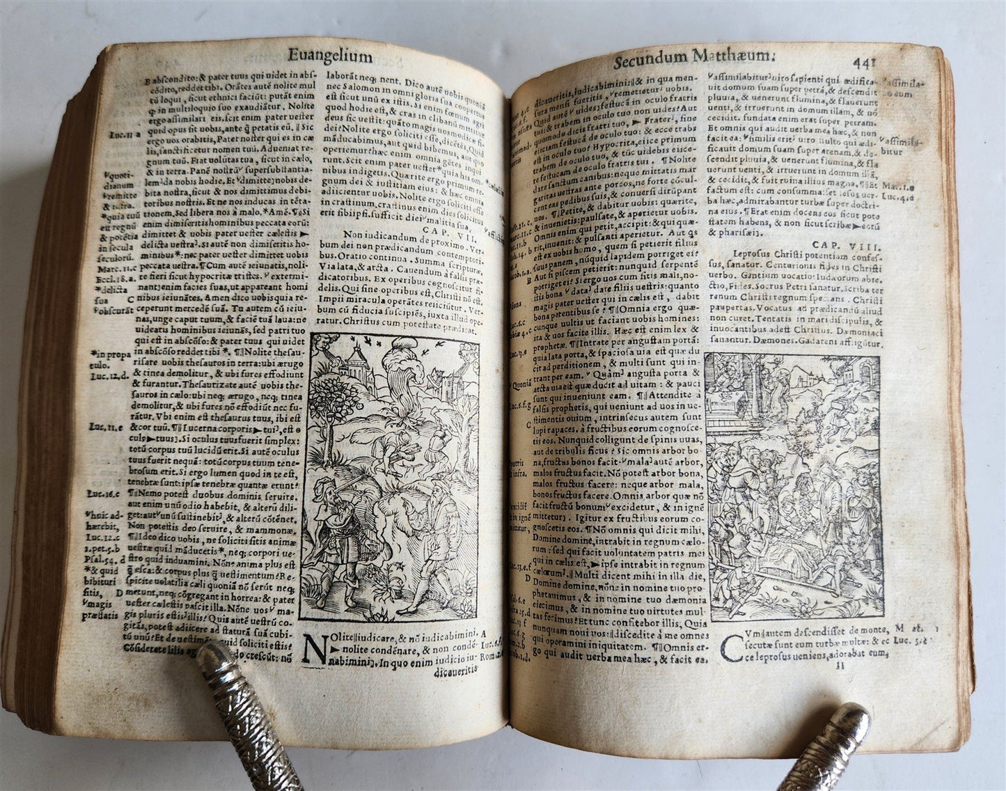 1541 BIBLE in LATIN antique rare BEAUTIFULLY ILLUSTRATED
