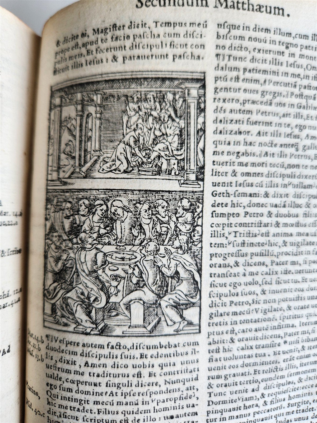 1541 BIBLE in LATIN antique rare BEAUTIFULLY ILLUSTRATED