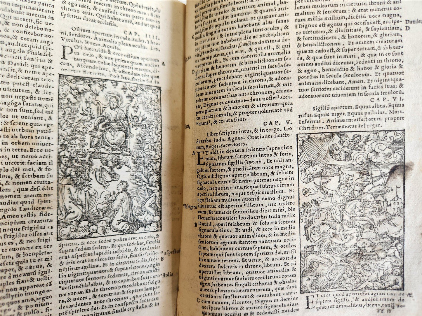 1541 BIBLE in LATIN antique rare BEAUTIFULLY ILLUSTRATED
