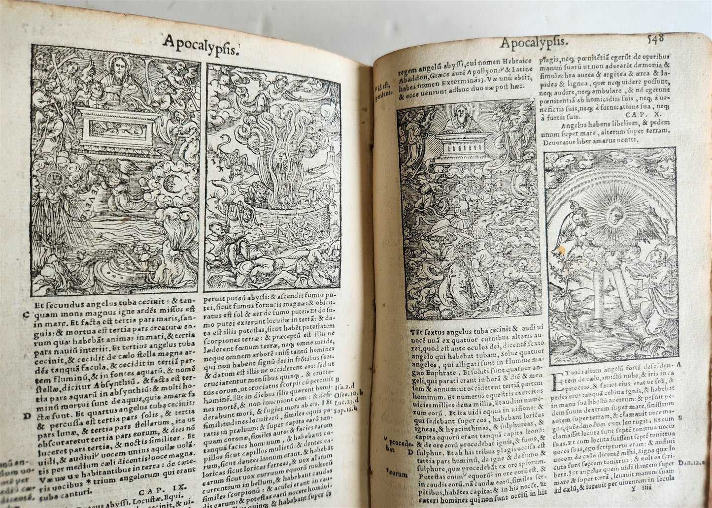 1541 BIBLE in LATIN antique rare BEAUTIFULLY ILLUSTRATED