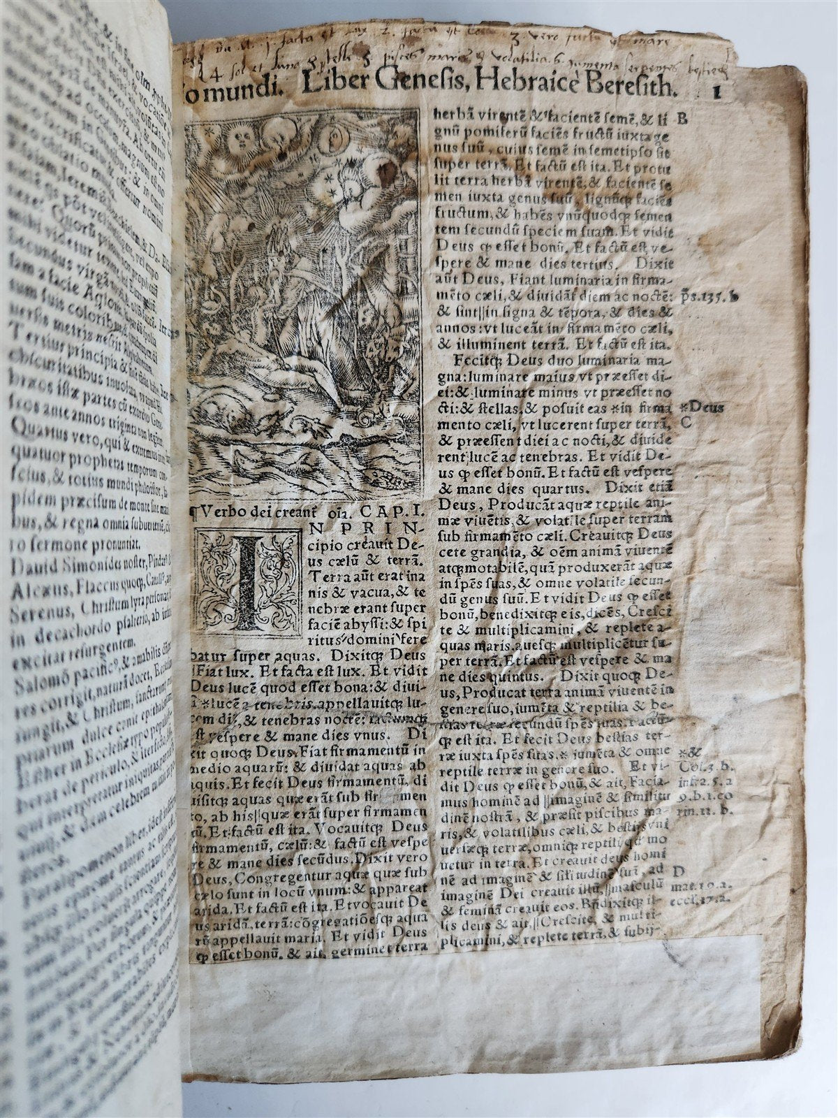 1542 BIBLE in LATIN antique rare BEAUTIFULLY ILLUSTRATED