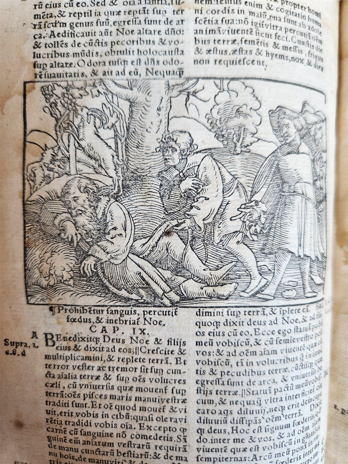 1542 BIBLE in LATIN antique rare BEAUTIFULLY ILLUSTRATED