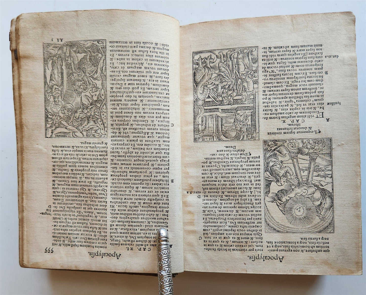 1542 BIBLE in LATIN antique rare BEAUTIFULLY ILLUSTRATED