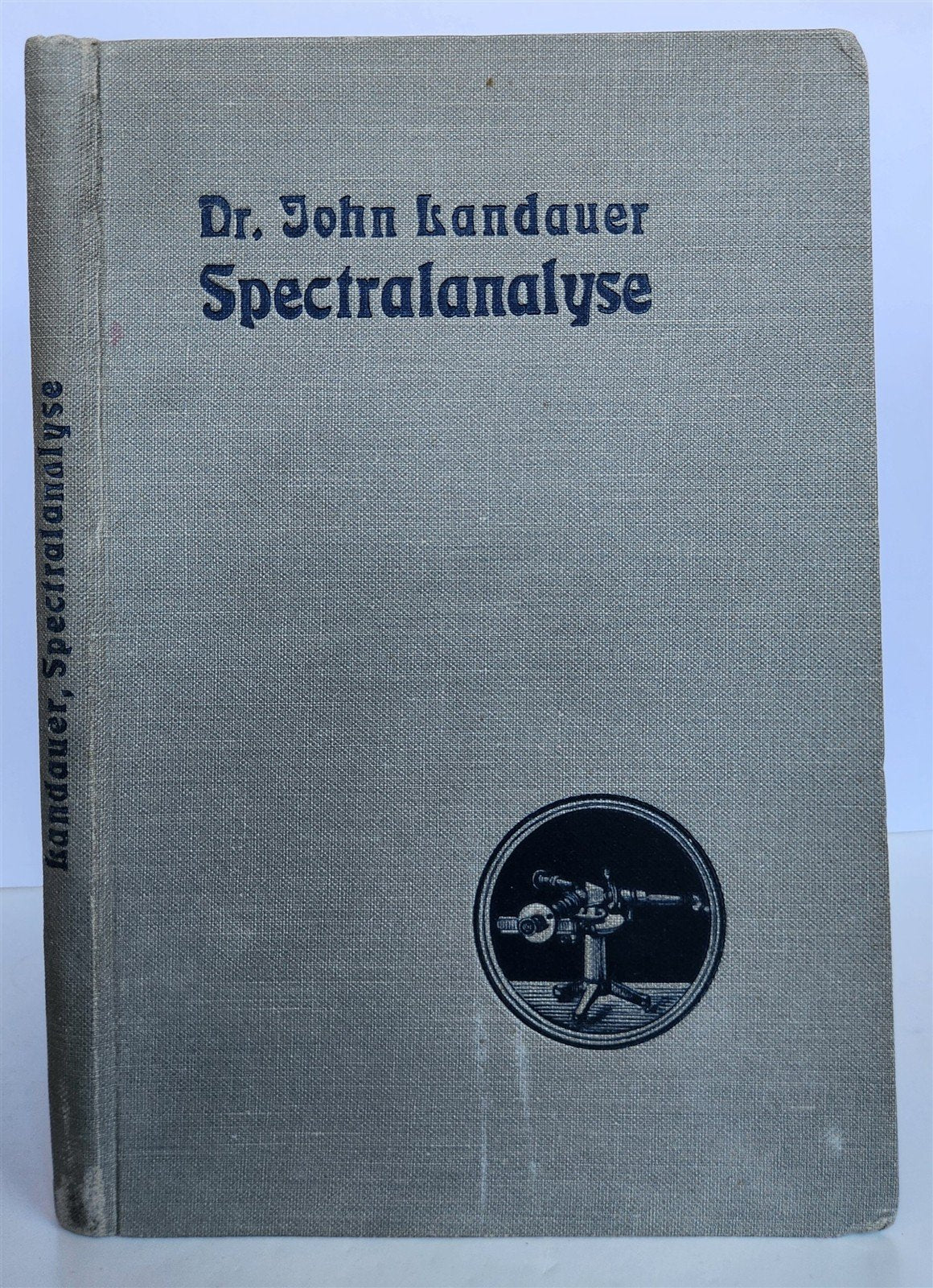 1896 SPECTRAL ANALYSIS Die Spectralanalyse by F. Landauer antique ILLUSTRATED