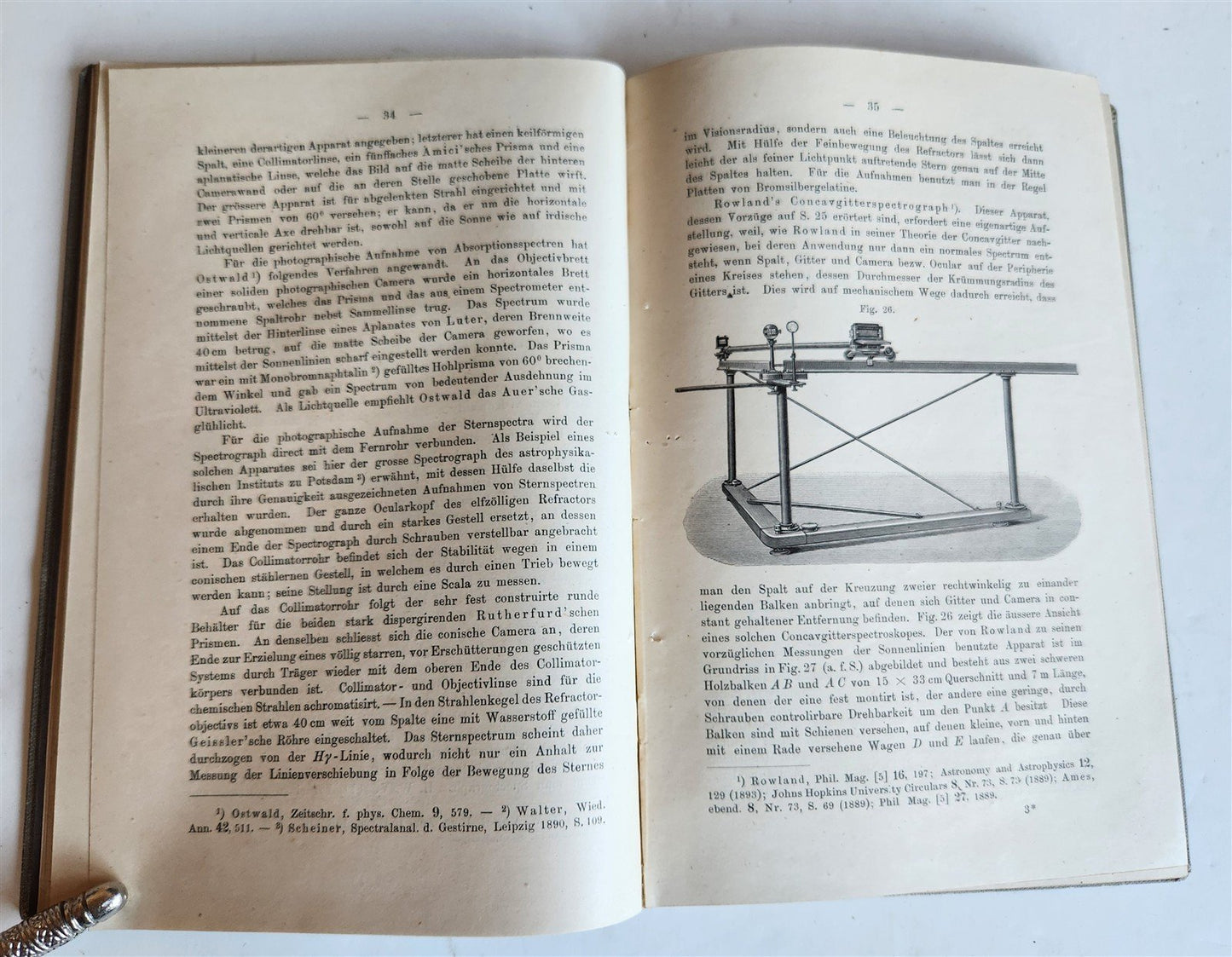 1896 SPECTRAL ANALYSIS Die Spectralanalyse by F. Landauer antique ILLUSTRATED