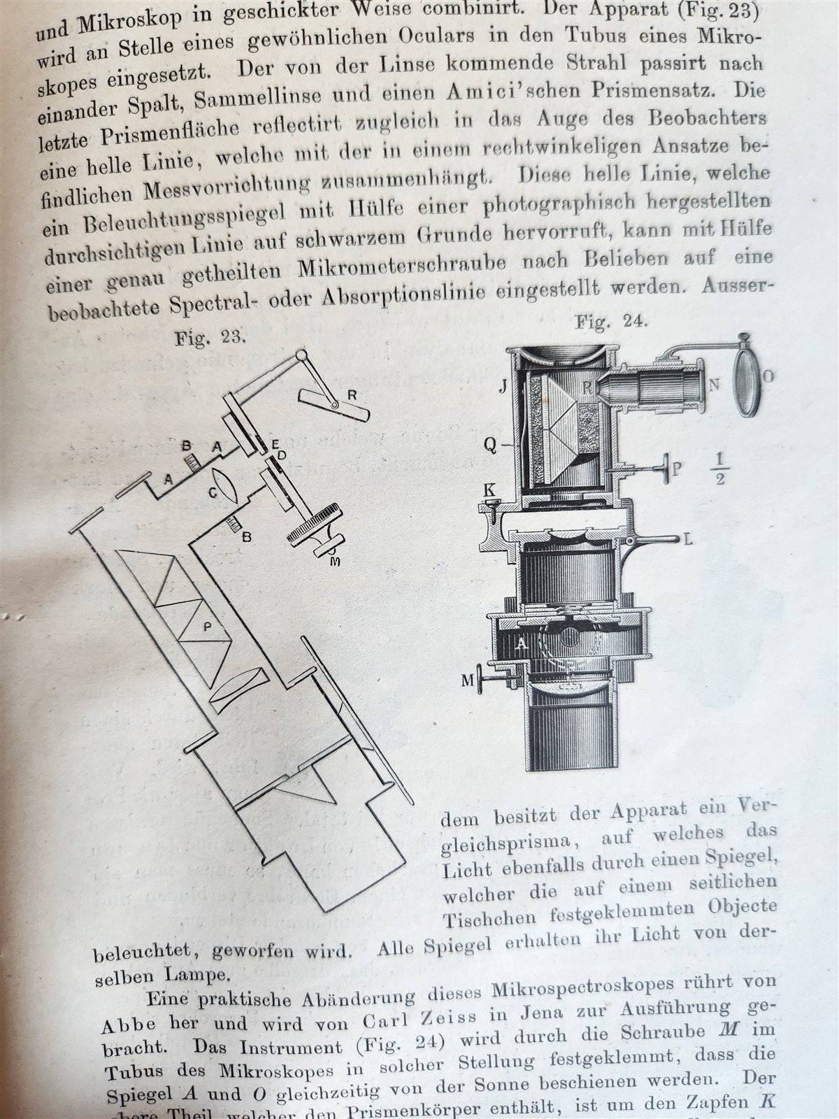 1896 SPECTRAL ANALYSIS Die Spectralanalyse by F. Landauer antique ILLUSTRATED