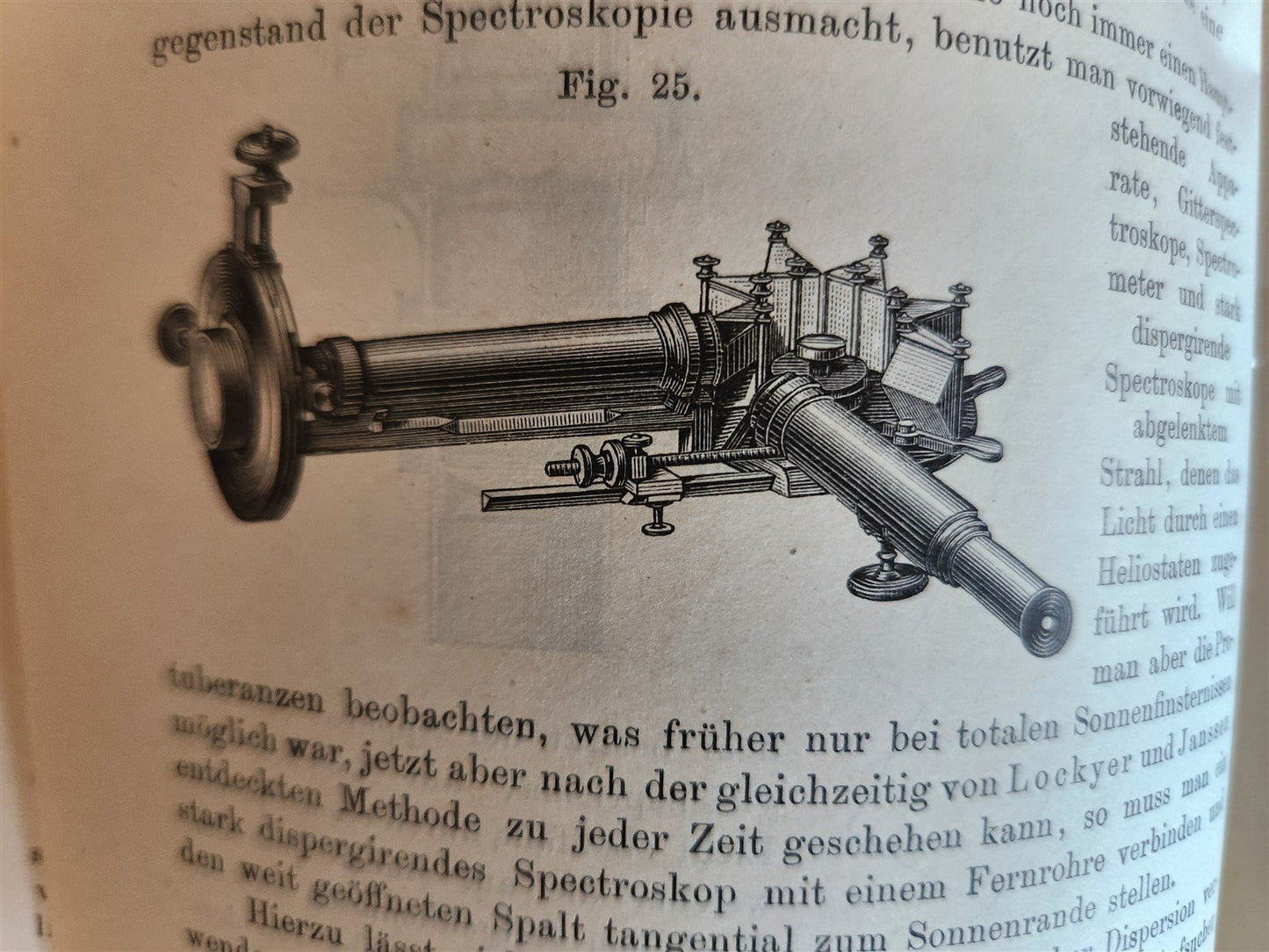 1896 SPECTRAL ANALYSIS Die Spectralanalyse by F. Landauer antique ILLUSTRATED