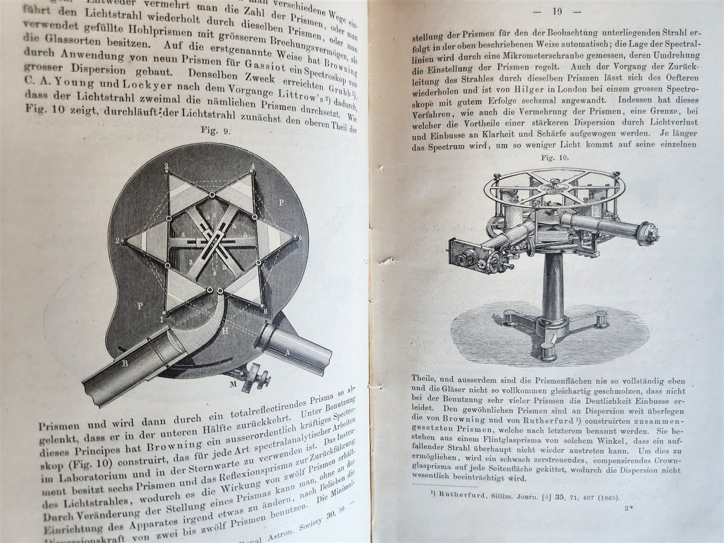 1896 SPECTRAL ANALYSIS Die Spectralanalyse by F. Landauer antique ILLUSTRATED