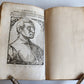 1589 PORTAITS of NOTABLE MEN ILLUSTRATED by Tobias Stimmer antique Icones sive..