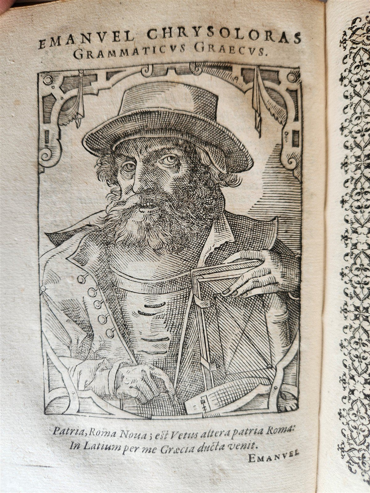 1589 PORTAITS of NOTABLE MEN ILLUSTRATED by Tobias Stimmer antique Icones sive..