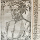 1589 PORTAITS of NOTABLE MEN ILLUSTRATED by Tobias Stimmer antique Icones sive..