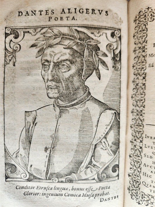 1589 PORTAITS of NOTABLE MEN ILLUSTRATED by Tobias Stimmer antique Icones sive..