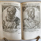 1589 PORTAITS of NOTABLE MEN ILLUSTRATED by Tobias Stimmer antique Icones sive..