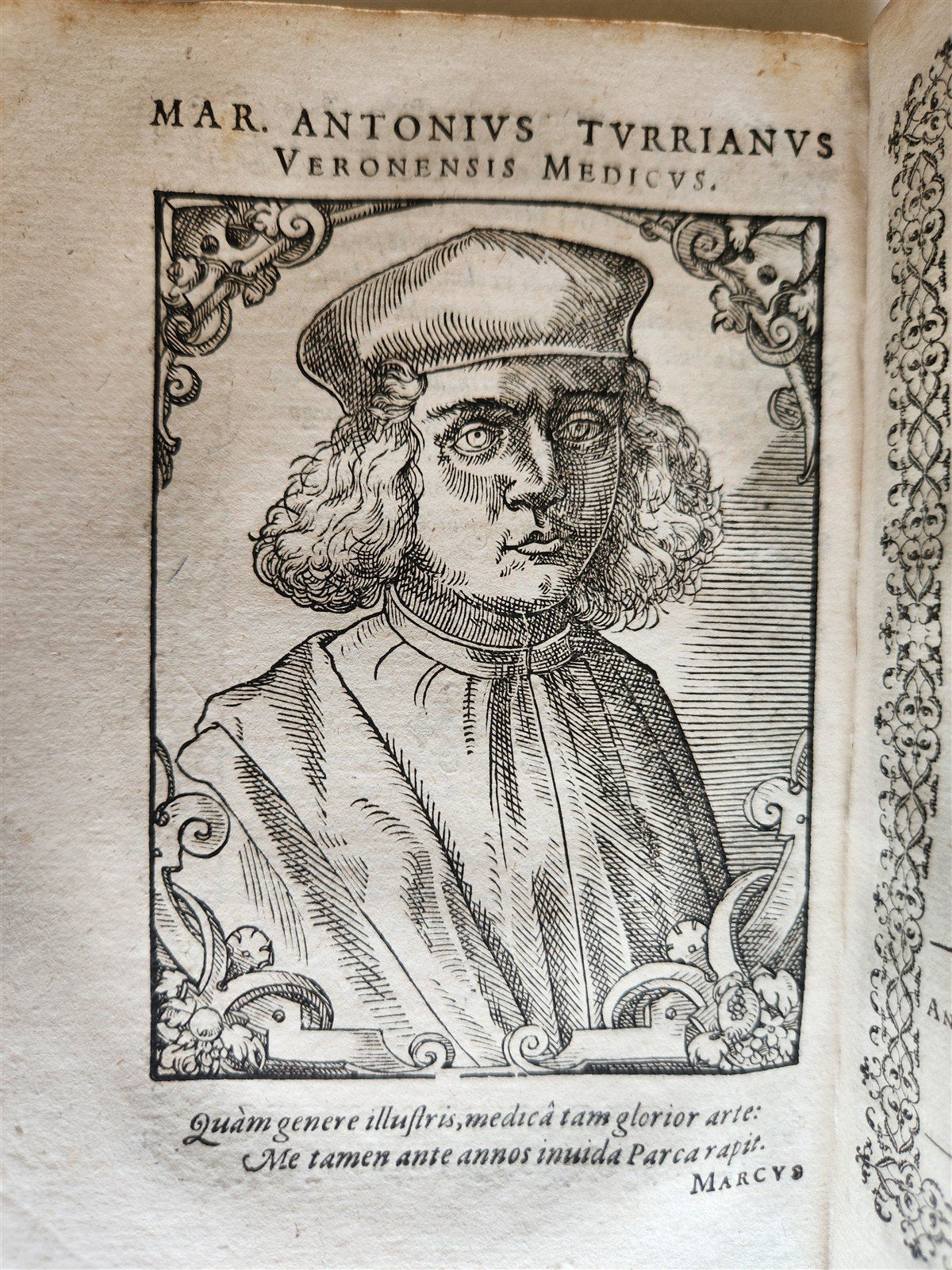 1589 PORTAITS of NOTABLE MEN ILLUSTRATED by Tobias Stimmer antique Icones sive..