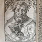 1589 PORTAITS of NOTABLE MEN ILLUSTRATED by Tobias Stimmer antique Icones sive..