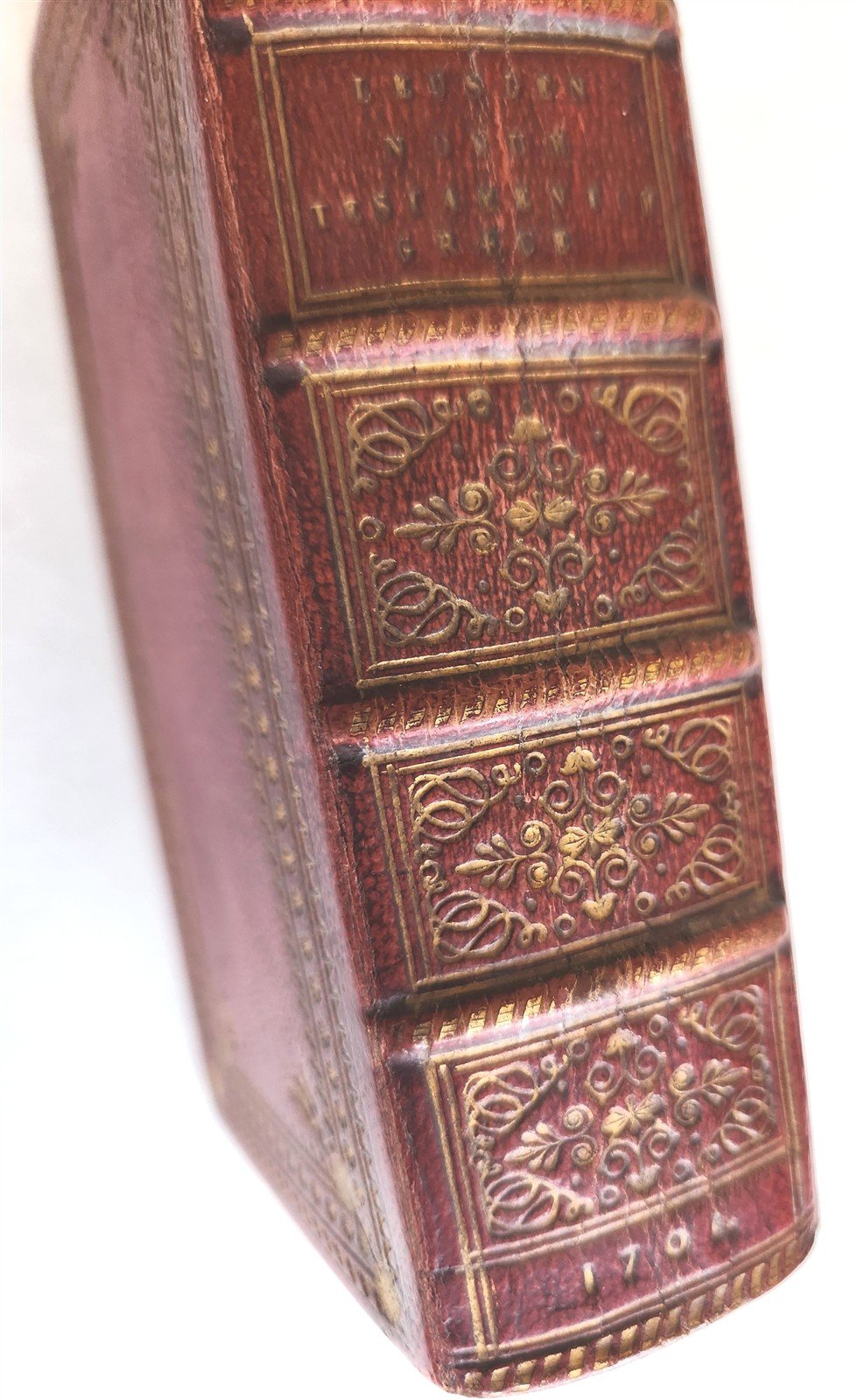 1701 BIBLE in GREEK ILLUSTRATED w/ MAPS antique