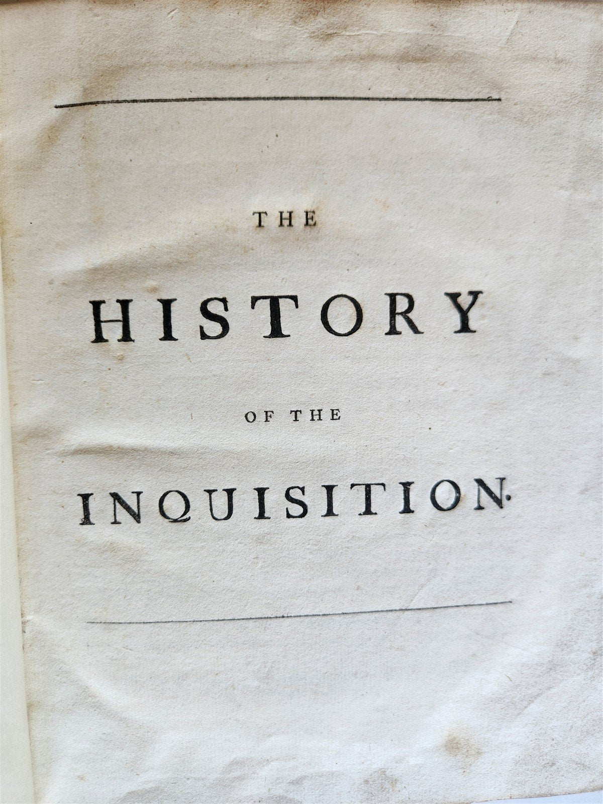 1731 HISTORY of INQUISITION in ENGLISH by Limborch antique ILLUSTRATED