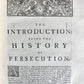1731 HISTORY of INQUISITION in ENGLISH by Limborch antique ILLUSTRATED